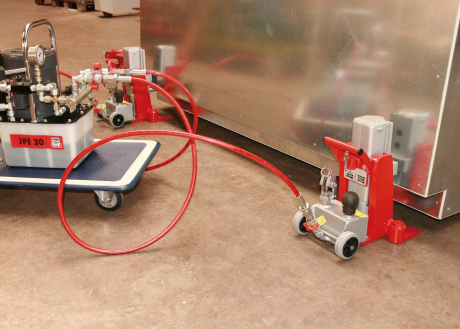 德国JUNG搬运车在机床搬运中的应用