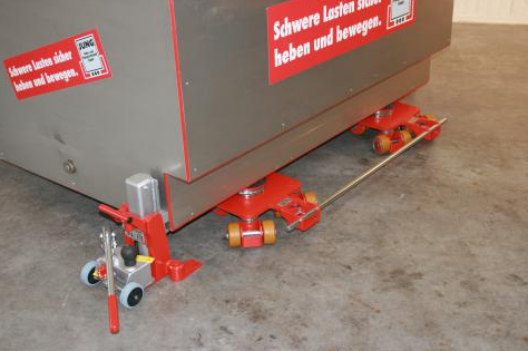 德国JUNG搬运工具与千斤顶配合使用案例